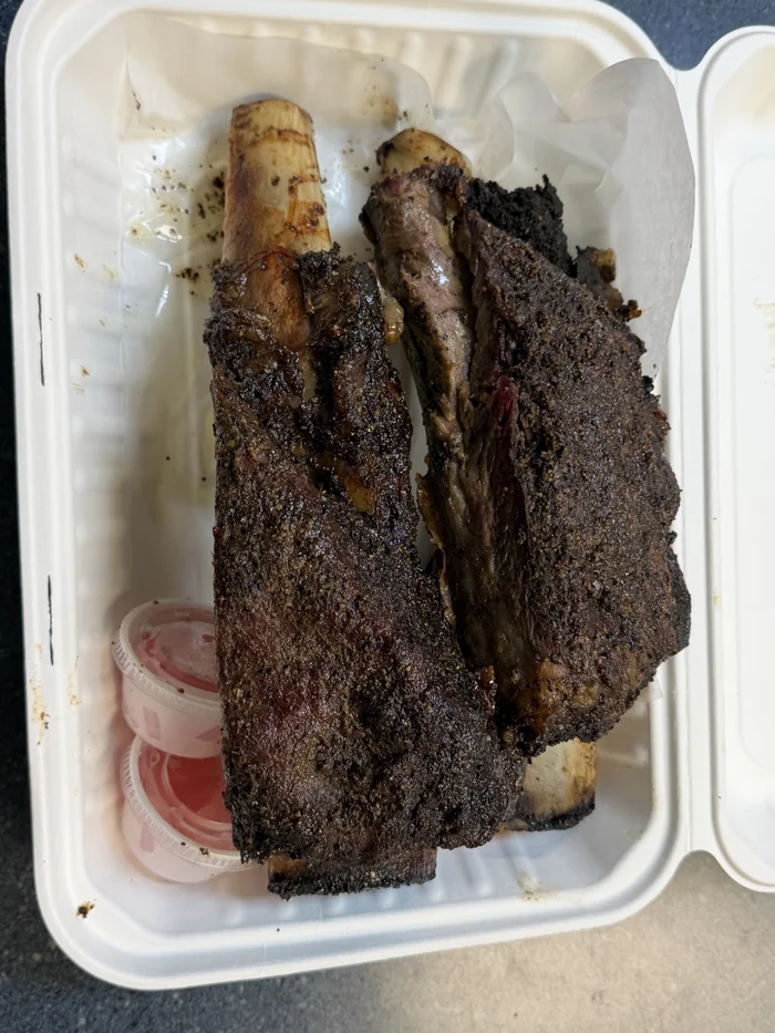 Smoked ribs to-go from Big Bone BBQ